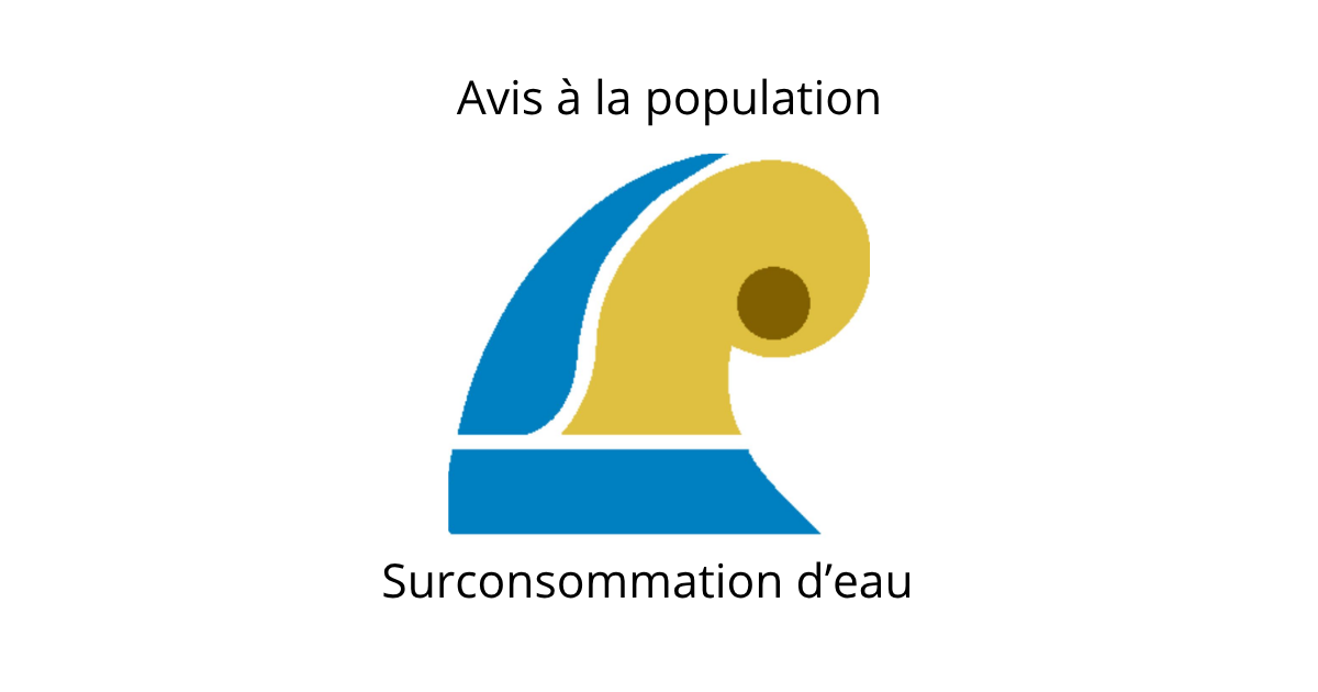 Avis d'ébullition & surconsommation d'eau du 198 au 422 rue Granier